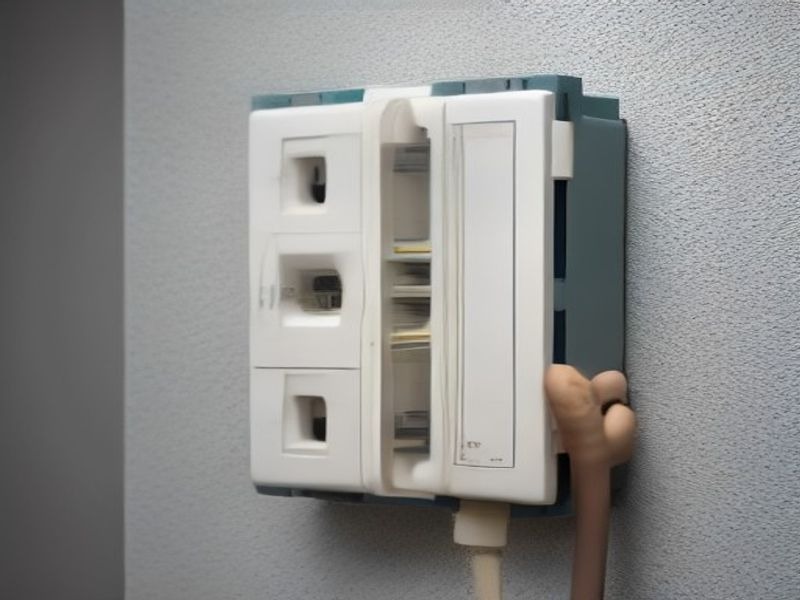 Modern consumer unit installation