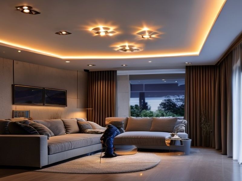 LED downlight installation